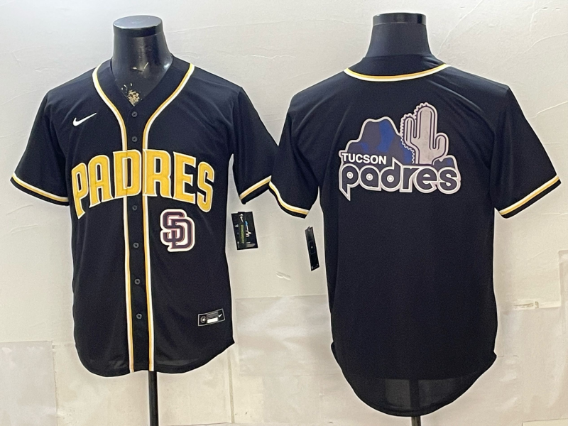 Men San Diego Padres blank Nike black MLB Jersey 0522002
